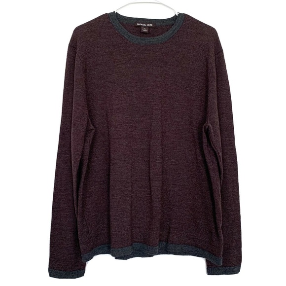 Michael Kors Other - Michael Kors Burgundy Crewneck Pullover Sweater